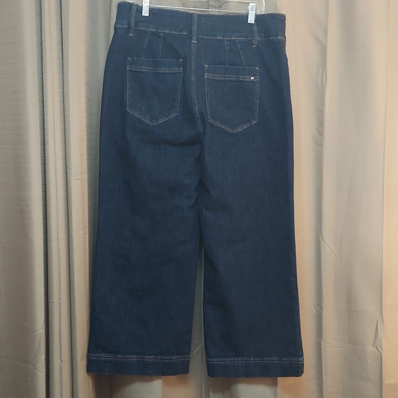 Mica Hi-Rise Wide Leg Cropped Jeans Size 14W - Picture 2 of 8